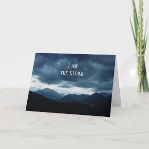 Je Suis La Carte De Papeterie Personnalisée Storm