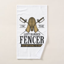 Je suis la clôture à gauche Fencer Funny Southpaw
