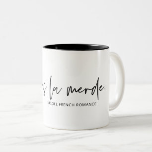 Je Suis-La-Merde-Tasse Zweifarbige Tasse