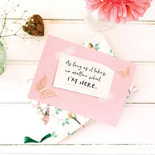 Je suis là pour vous, peu importe quelle carte