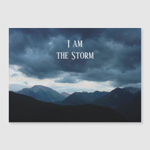 Je Suis La Tempête Colorado Carte Magnétique