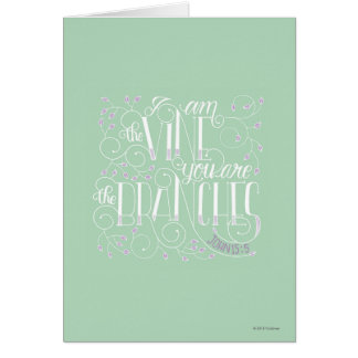 Je suis la vigne. Vous êtes les branches