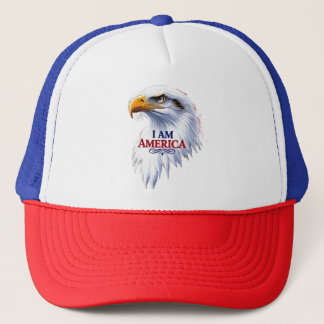 Je suis l'Amérique ! Casquette Trucker