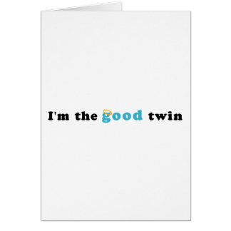 Je suis le bon jumeau