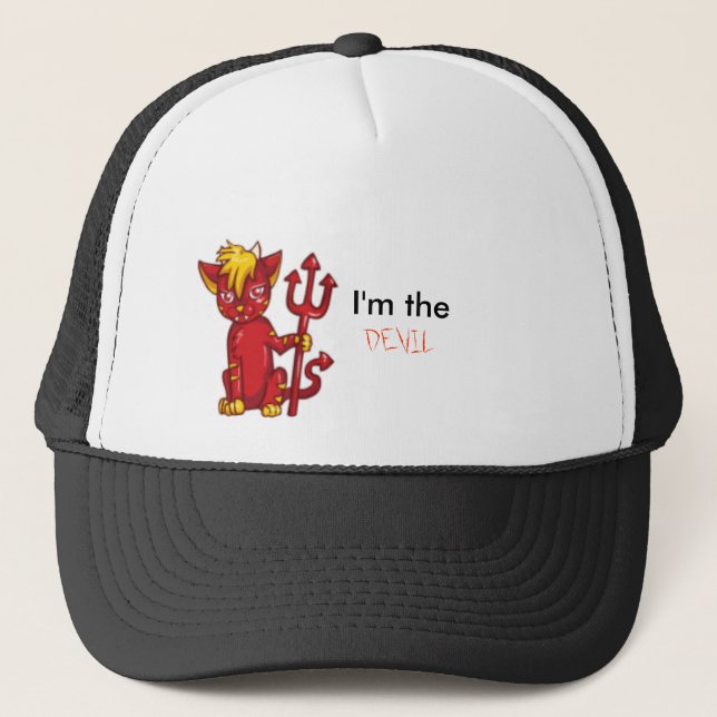 Je suis le casquette de diable (Devant)