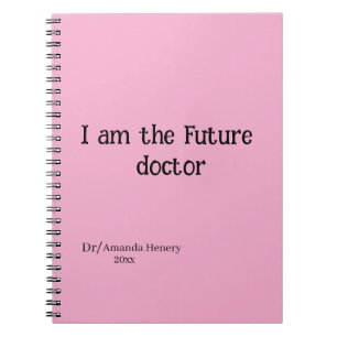 je suis le futur docteur Spiral Photo Carnet