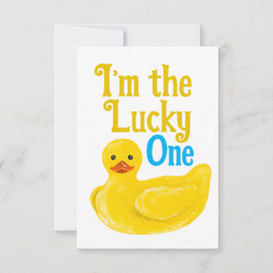 Je suis le Lucky One Carte de remerciements