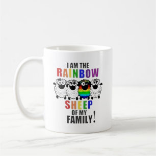 Je Suis Le Mouton Arc-En-Ciel De La Mug De Café Fa