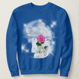 Je Suis Le Sweatshirt Bleu De La Résurrection