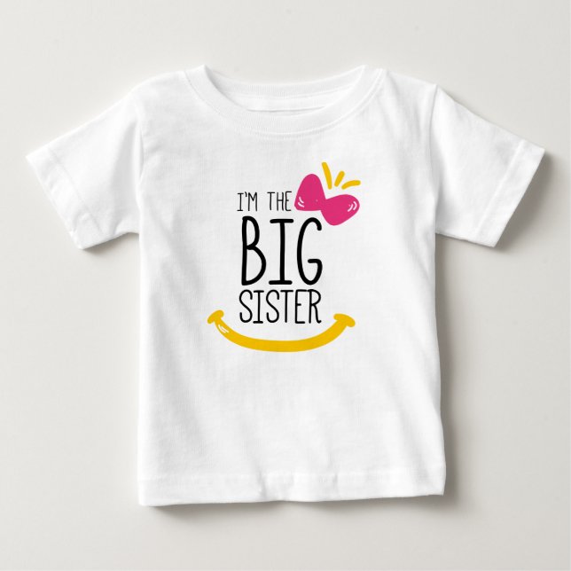 Je suis le T-shirt Big Sister (Devant)