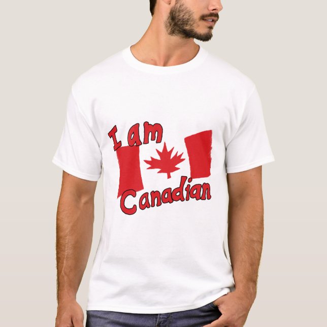 Je suis le T-shirt canadien (Devant)