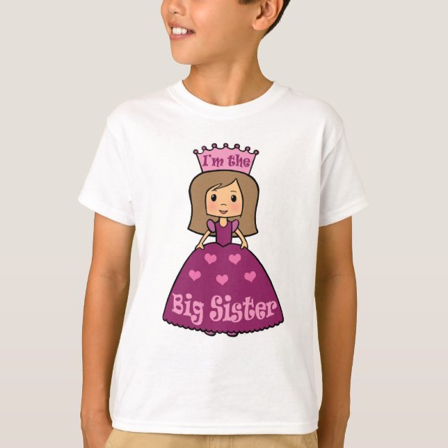 Je suis le T-shirt de grande soeur (Devant)