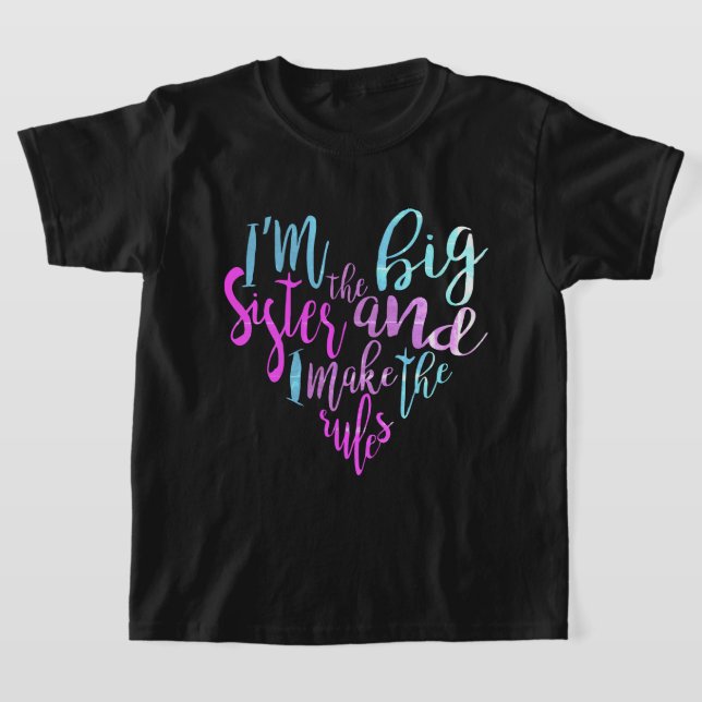 Je suis le T-shirt de la Jeunesse Big Sister (Poser)