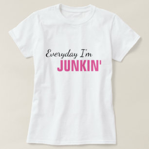Je suis le T-shirt féminin de Junkin