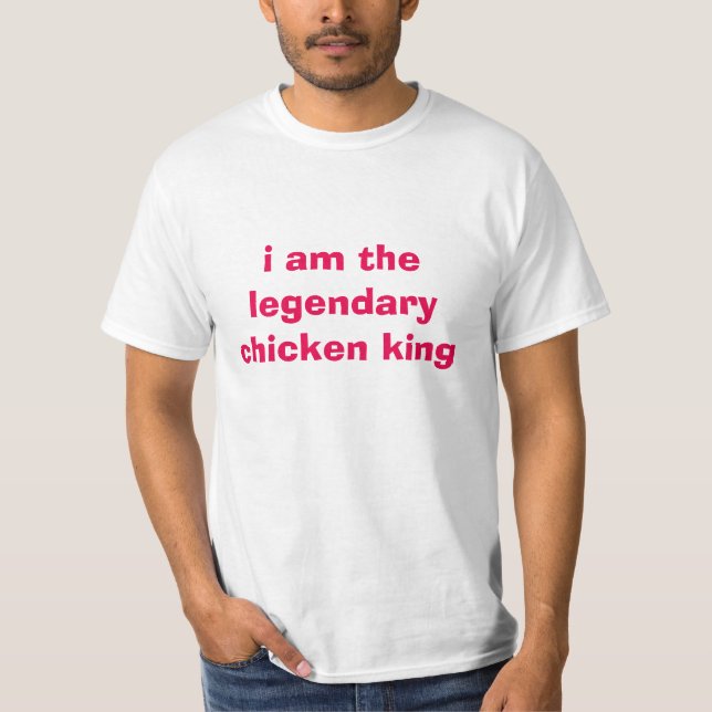 je suis le T-shirt légendaire du Roi valeur de (Devant)
