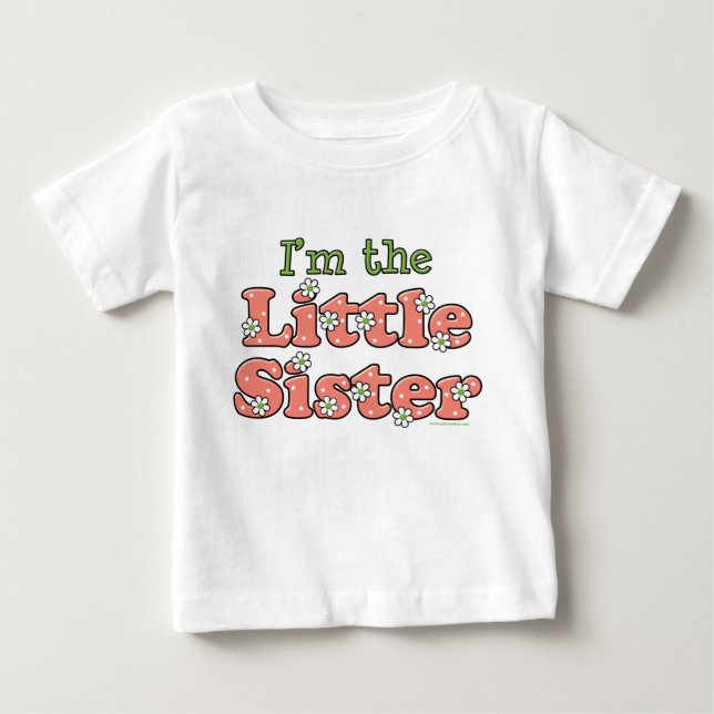 Je suis le T-shirt Little Sister Long Sleeve (Devant)