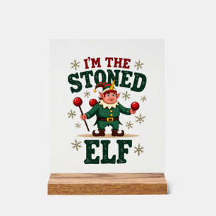 Je suis l'elfe drogué Noël vintage Dabbing Unico