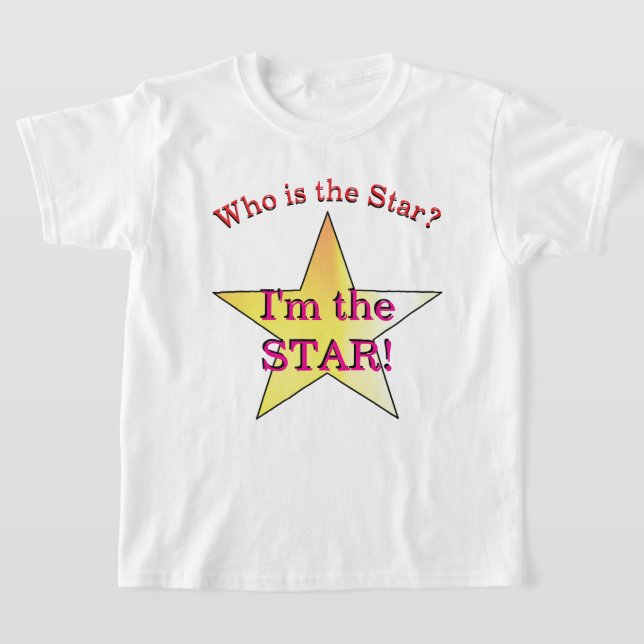 "Je suis l'Étoile !" T-shirt (Poser)