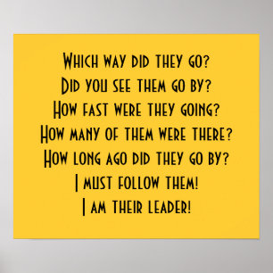 Je suis leur chef ! Affiche