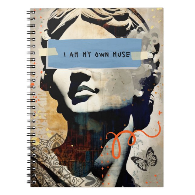 Je suis ma propre muse | Journal de notes (Devant)