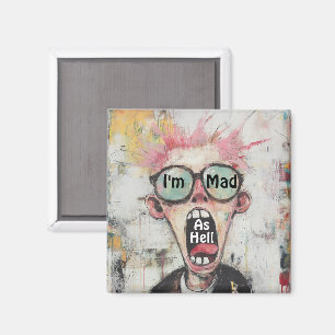 Je suis Mad As Hell Magnet
