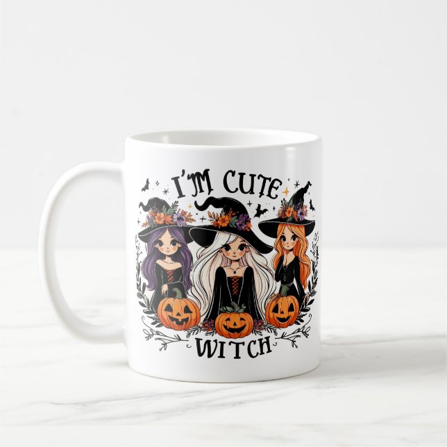 Je suis mignonne sorcière Mug (Gauche)
