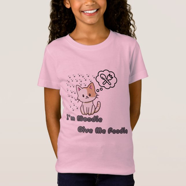 Je suis moodie donne-moi un T-shirt foodie (Devant)
