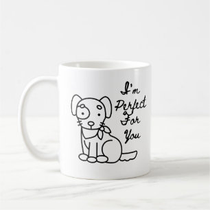 Je suis parfait pour vous Mug de café de chien - a