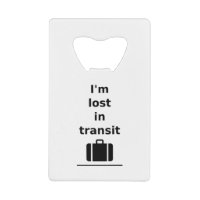 Je suis perdu dans la valise Voyage en Transit Lig