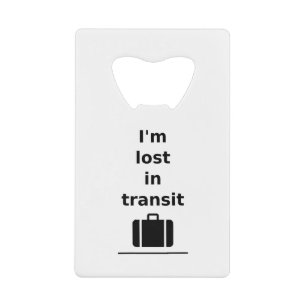 Je suis perdu dans la valise Voyage en Transit Lig