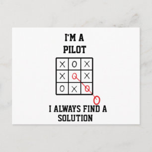 Je Suis Pilote Je Trouve Toujours Une Carte Postal