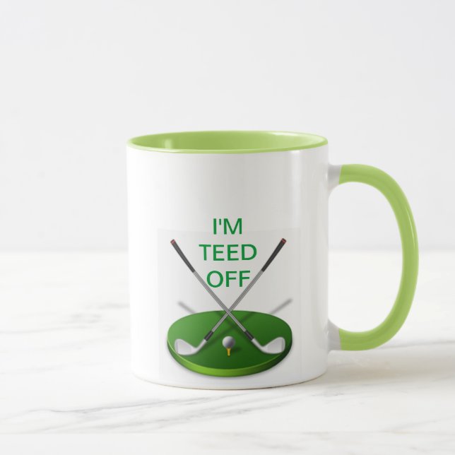Je SUIS PIQUÉ OUTRE DE LA TASSE de GOLF (Droite)