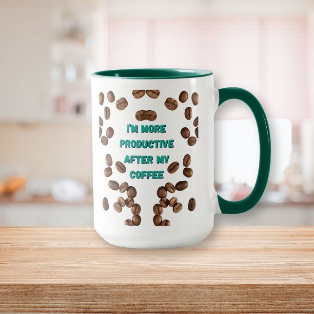 Je suis plus productif après ma tasse de café ('m More Productive After My Coffee Mug)