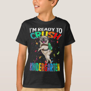 Je suis prêt à écraser le T-shirt Carlin chien de
