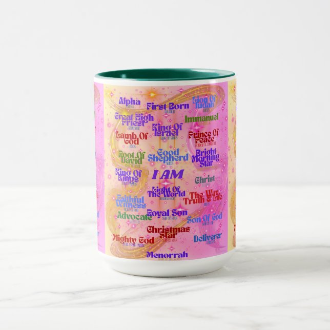 JE SUIS QUE JE SUIS Café Mug (Centre)