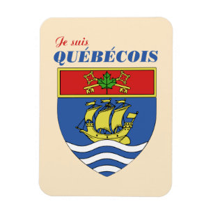 Je suis Quebecois Magnet