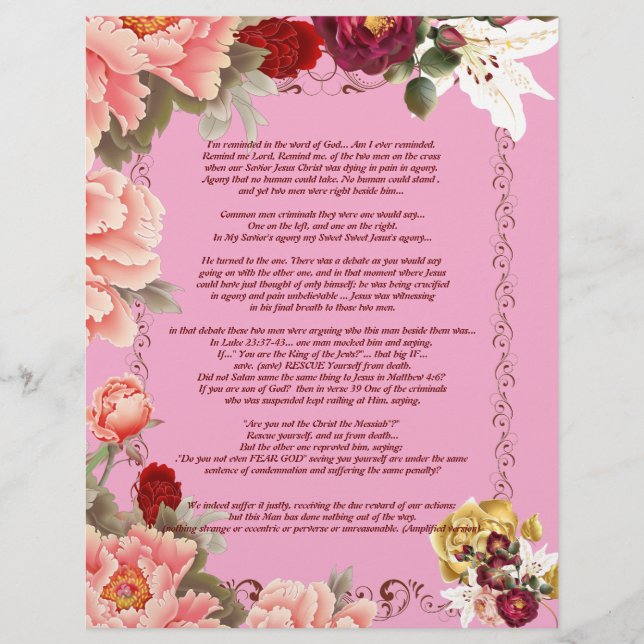 Je suis rappelé écrits papier personnalisé (Devant)