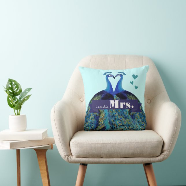 Je suis sa Coussin Mme Peacock (Chaise)