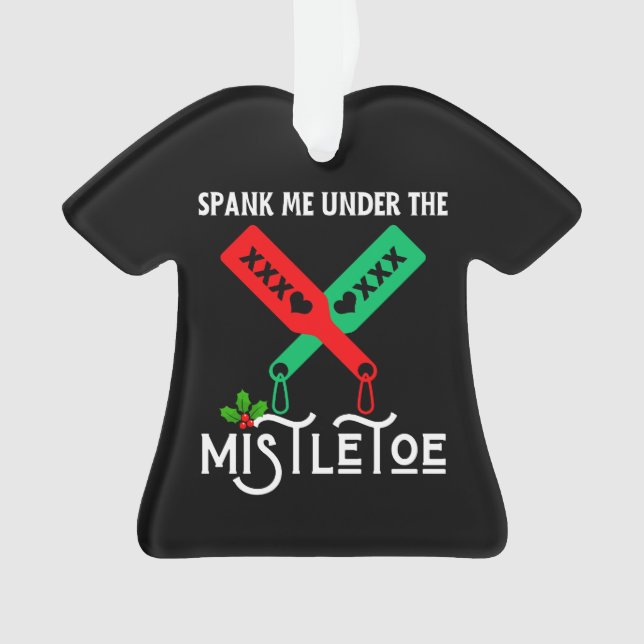 Je Suis Sous Le Chandail De Noël Mistletoe (devant)