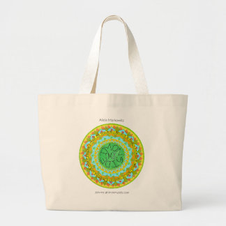 "Je suis sur mon" sac fourre-tout latéral à