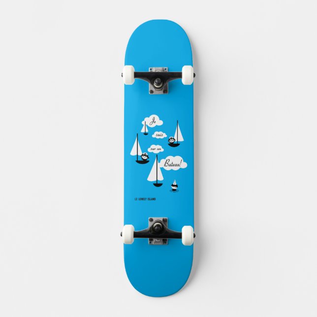 Je suis sur UNOBateau! Skateboard (Vorderseite)