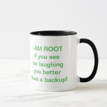 Je suis tasse de racine