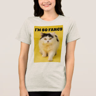 JE SUIS TELLEMENT FANCY CAT T-SHIRTS
