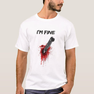 Je suis très sanglant (côté arrière) T-shirt Copie