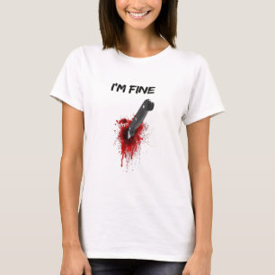 Je suis très sanglant (côté arrière) T-shirt Copie