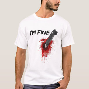 Je suis très sanglante (côté arrière) T-shirt