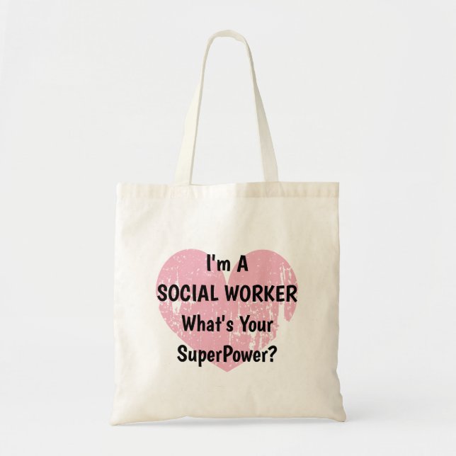 Je suis un assistant social ce qui est votre sac (Devant)