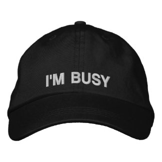 JE SUIS UN CASQUETTE OCCUPÉ