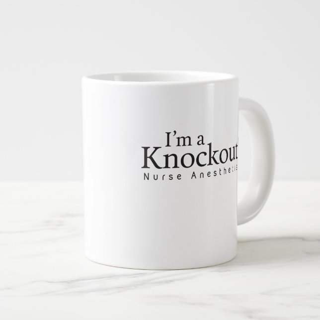 Je suis un coup de grâce, tasse d'anesthésiste (Devant droit)