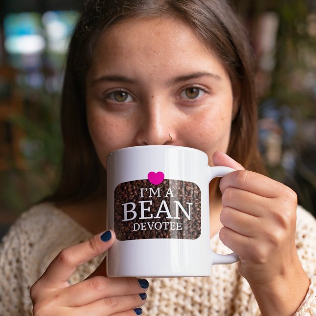 Je suis un dévot de haricot, Mug d'impression de c (Créateur téléchargé)